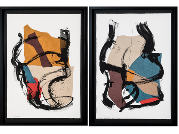 Castilla I & II - Paper Painting by NOVOCUADRO ART COMPANY - view 2
